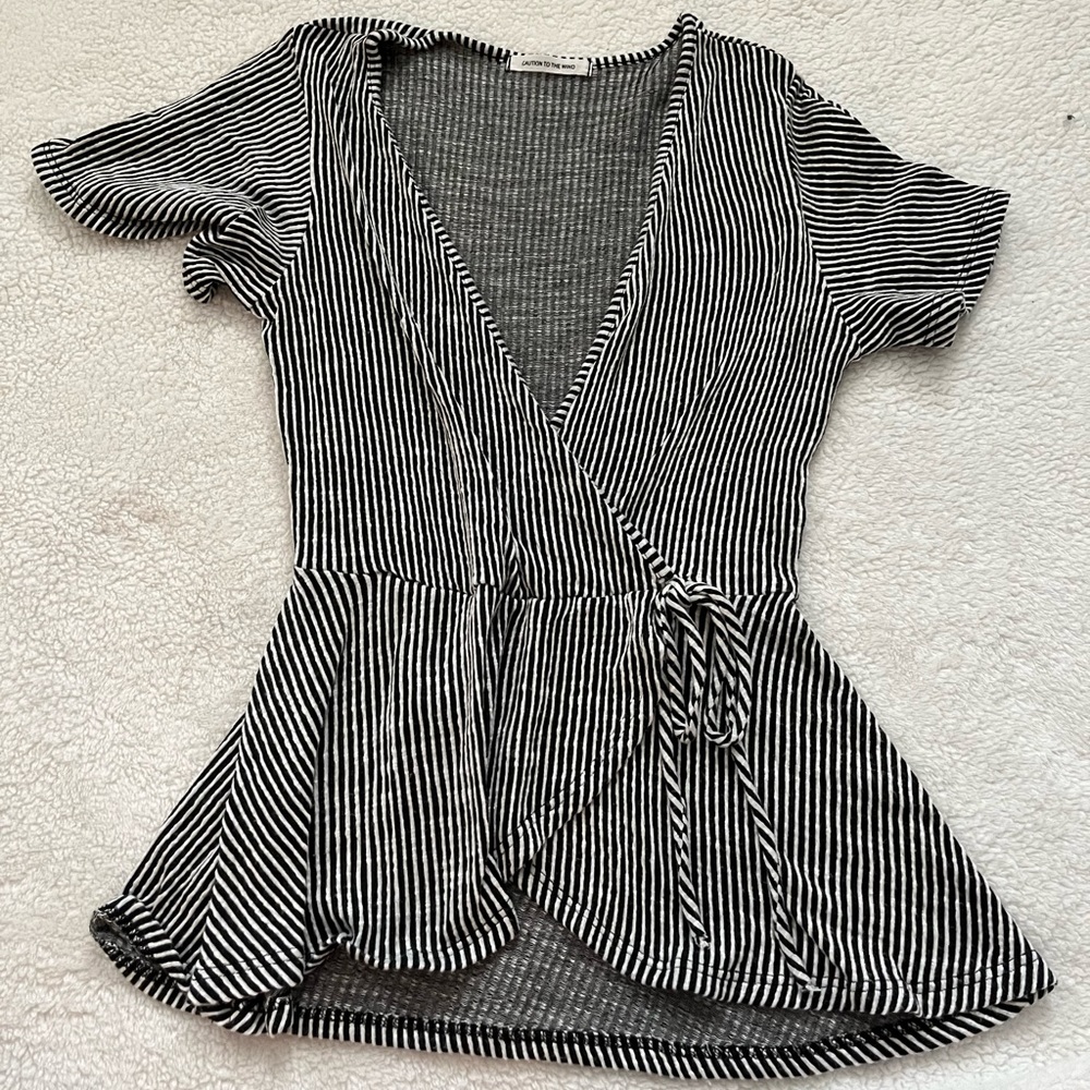 Fun striped shirt! Very soft!